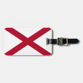Alabama-Flagge Gepäckanhänger (Vorderseite horizontal)