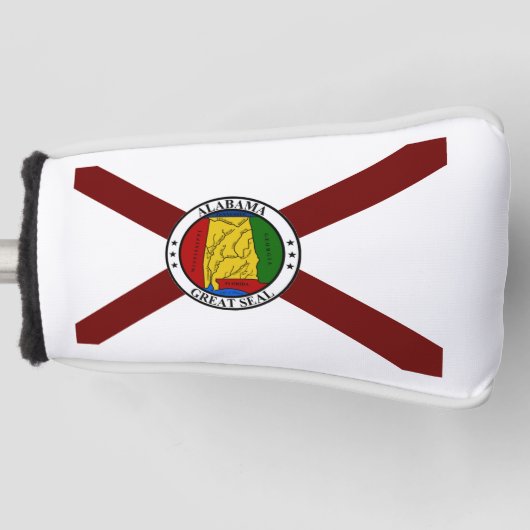 Alabama-Flagge Golf Headcover (Vorderseite)
