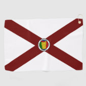 Alabama-Flagge Golfhandtuch (Horizontal)