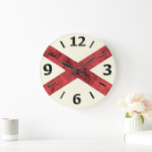 ALABAMA-FLAGGE GROßE WANDUHR (Zuhause)