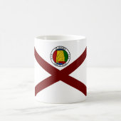 Alabama-Flagge Kaffeetasse (Mittel)