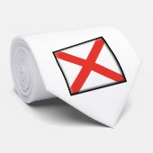 Alabama-Flagge Krawatte (Gerollt)