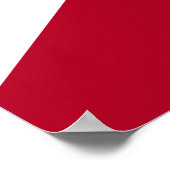 Alabama-Flagge Poster (Ecke)