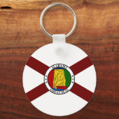 Alabama-Flagge Schlüsselanhänger (Vorderseite)