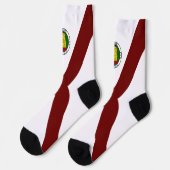 Alabama-Flagge Socken (Linkes Detail)