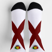 Alabama-Flagge Socken (Oben)