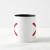 Alabama-Flagge Tasse (Zentrum)