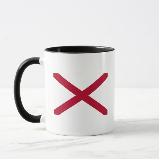 Alabama-Flagge Tasse (Links)