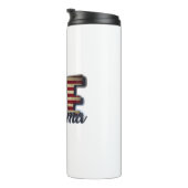 Alabama-Flagge Thermosbecher (Nach rechts gedreht)