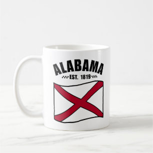 Alabama-Flagge USA Kaffeetasse