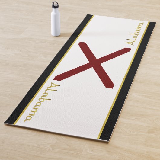 Alabama-Flagge Yogamatte (Beispiel)