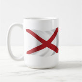 Alabama-Flaggen-Tasse Kaffeetasse (Links)