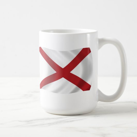 Alabama-Flaggen-Tasse Kaffeetasse (Rechts)