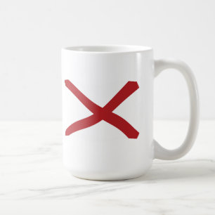 Alabama-Flaggen-Tasse Kaffeetasse