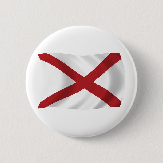 Alabama-Flaggenknopf Button (Vorderseite)