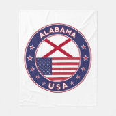 Alabama Fleecedecke (Vorderseite)