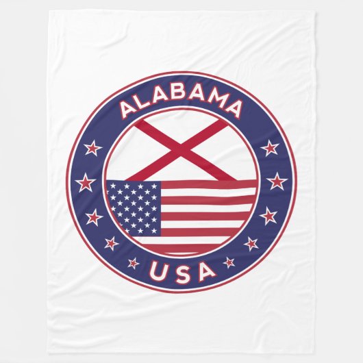 Alabama Fleecedecke (Vorderseite)