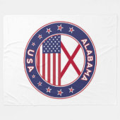 Alabama Fleecedecke (Vorderseite (Horizontal))