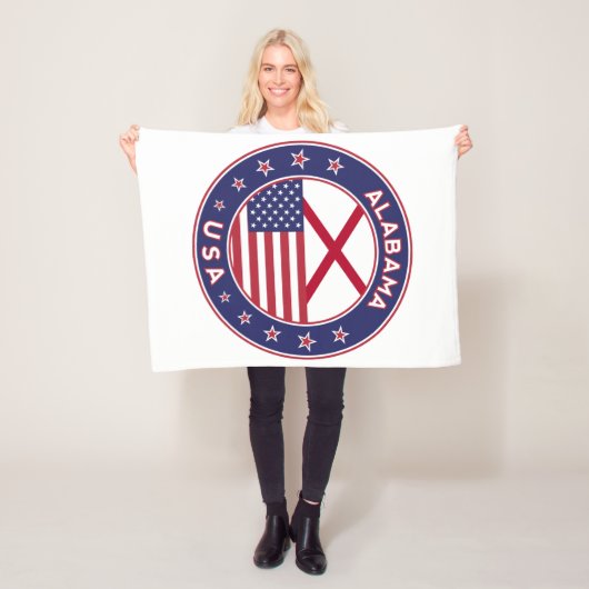 Alabama Fleecedecke (Beispiel)