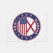 Alabama Fleecedecke (Vorderseite (Horizontal))