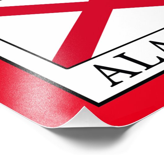 Alabama Fotodruck (Ecke)