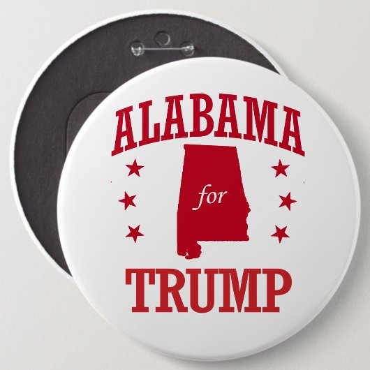 ALABAMA FÜR DONALD TRUMP BUTTON (Vorne & Hinten)