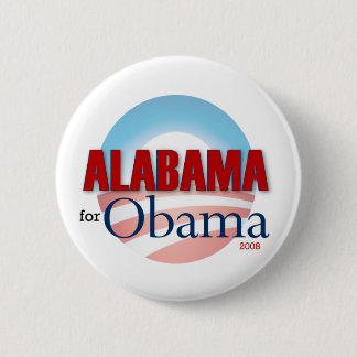 Alabama für Obama Button