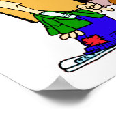 Alabama gegen Auburn Rivality Poster (Ecke)