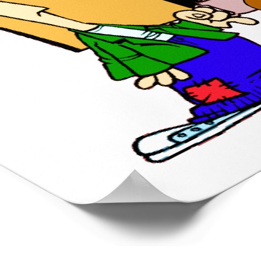 Alabama gegen Auburn Rivality Poster (Ecke)