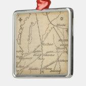 Alabama, Georgia, Florida Silbernes Ornament (Links)