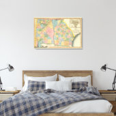 Alabama, Georgien Leinwanddruck (Insitu (Schlafzimmer))