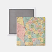 Alabama, Georgien Magnet (Vorderseite/Rückseite)