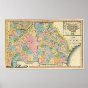 Alabama, Georgien Poster