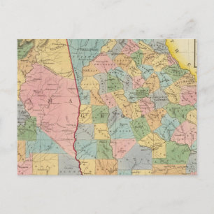 Alabama, Georgien Postkarte