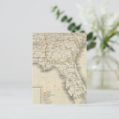 Alabama, Georgien, South Carolina und Florida Postkarte (Stehend Vorderseite)