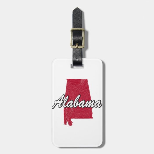 Alabama Gepäckanhänger (Vorderseite vertikal)