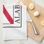 Alabama Geschirrtuch (Viertel Falte)