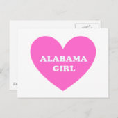 Alabama Girl Postkarte (Vorne/Hinten)