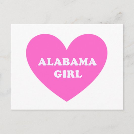 Alabama Girl Postkarte (Vorderseite)