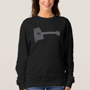 Alabama Gitarrist Musician 6-String Southern Playe Sweatshirt