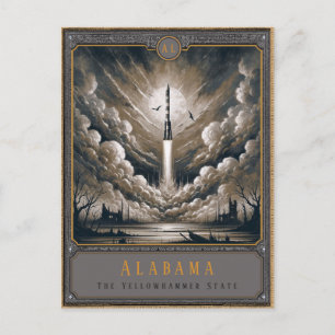 Alabama Gothic Art Postkarte