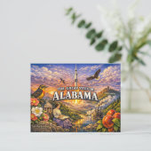 Alabama Greetings Postcard Postkarte (Stehend Vorderseite)