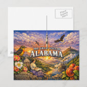 Alabama Greetings Postcard Postkarte (Vorne/Hinten)