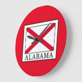 Alabama Große Wanduhr (Winkel)