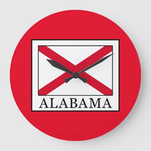 Alabama Große Wanduhr (Vorderseite)
