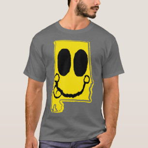 Alabama Happy Face mit Zunge aus TShirt ausstechen