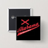 Alabama Heart of Dixie Button (Vorne & Hinten)