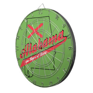Alabama Heart of Dixie Dartscheibe