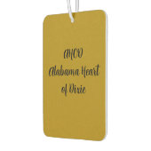 Alabama Heart of Dixie Monogram Autolufterfrischer (Links)