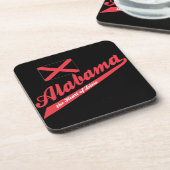 Alabama Heart of Dixie Untersetzer (Linke Seite)